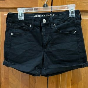 black american eagle shorts